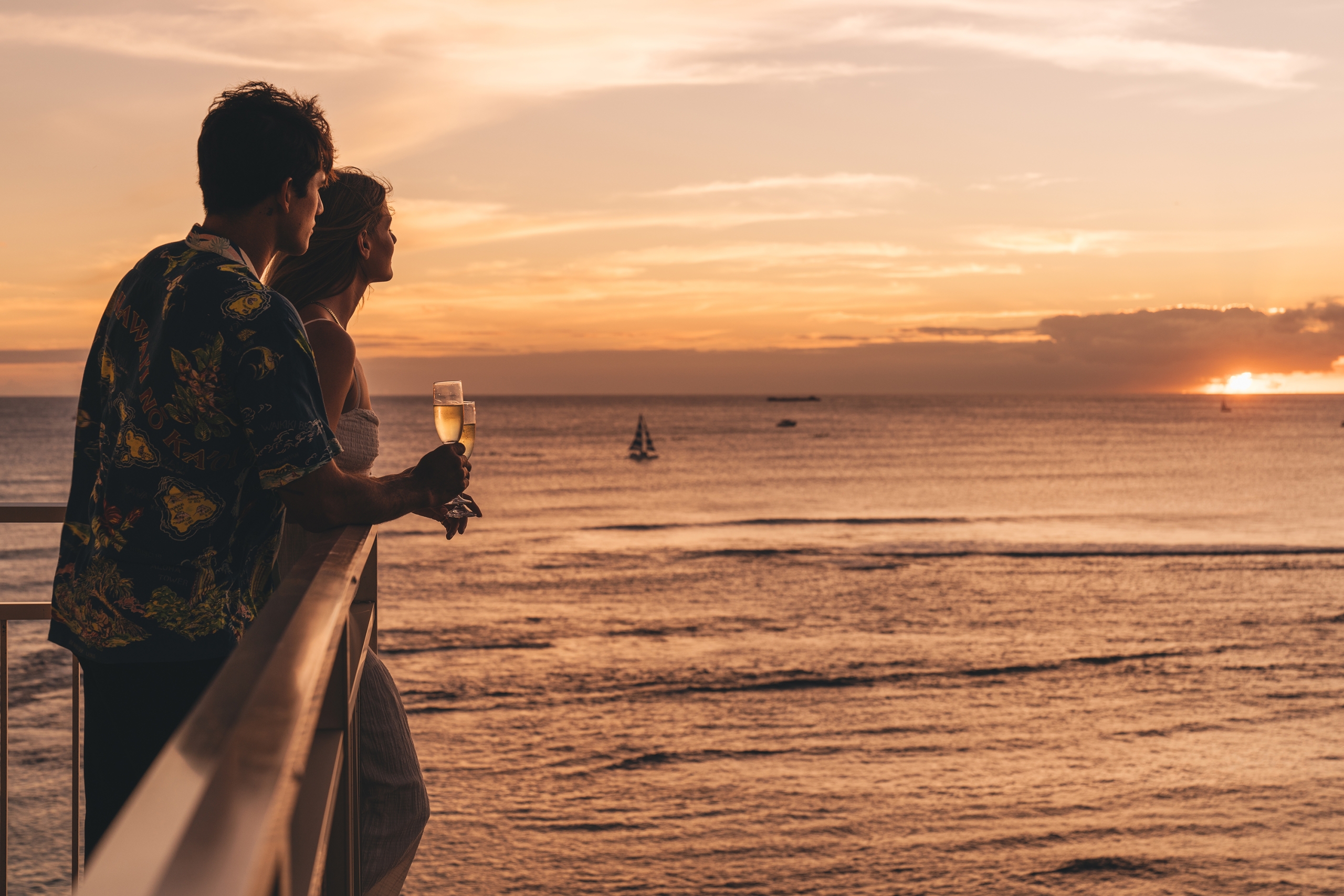 couples in a balcony